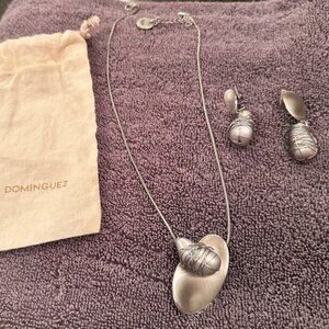 Adolfo Dominguez necklace and earring set